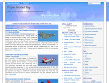 Tablet Screenshot of paper.model-toy.com